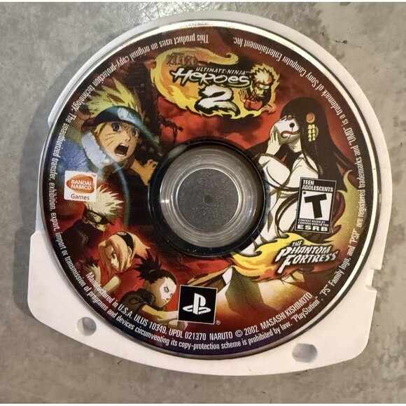 Naruto Ultimate Ninja Heroes 2 PSP UMD Only 2002 Bandai - Picture 2 of 7